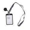 Lanyards Credential Holder Transparent Retractable Badge Reel with Lanyard Nurse Accessories for Work Removable ID Card Holder