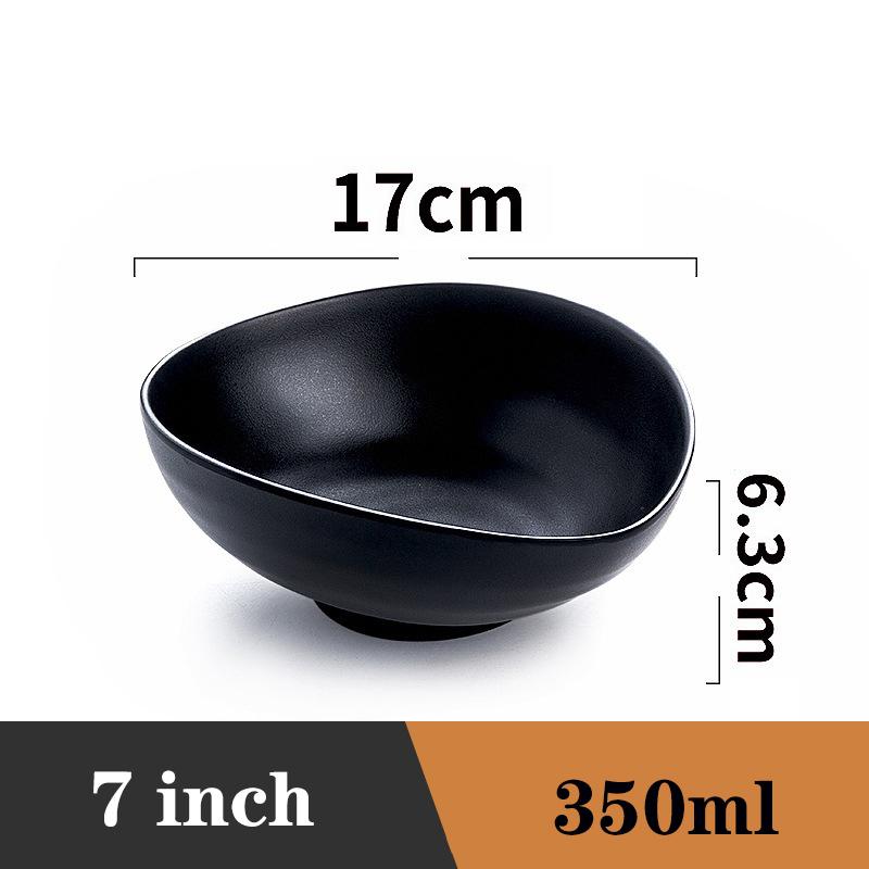 Fruit Salad Fast Food Tableware Japanese Style Plastics Noodles Bowl Household Ramen Bowl Soup Bowl