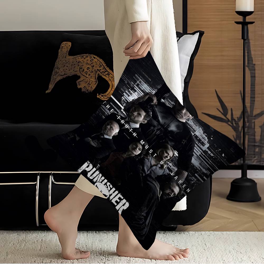 Game TThe Punisher Cushion Cover Polyester Sofa Cushions Decorative Throw Pillows Home Decoration Pillowcover