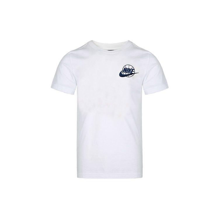 Nike T Shirts Men's White Crew Neck Moderate Straight Fit CV1084-100