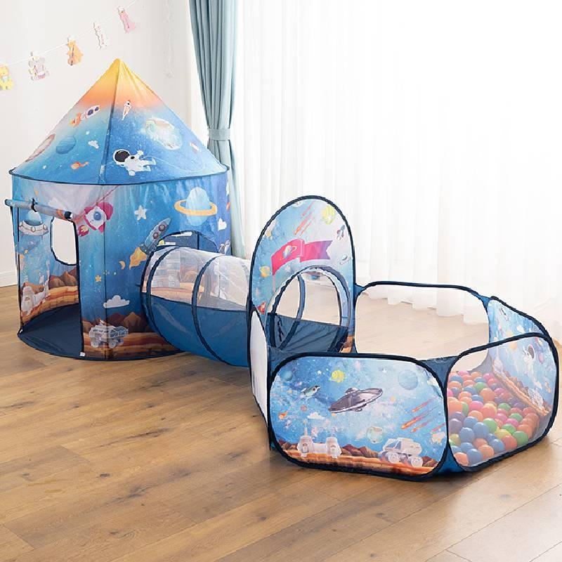 Capsule Space Sea World Princess Castle Kids Play Tent Tunnel Set Gifts Case