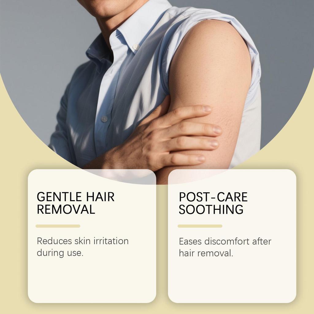 Refreshing Gentle Hair Removal and Softening Cream for Daily Use