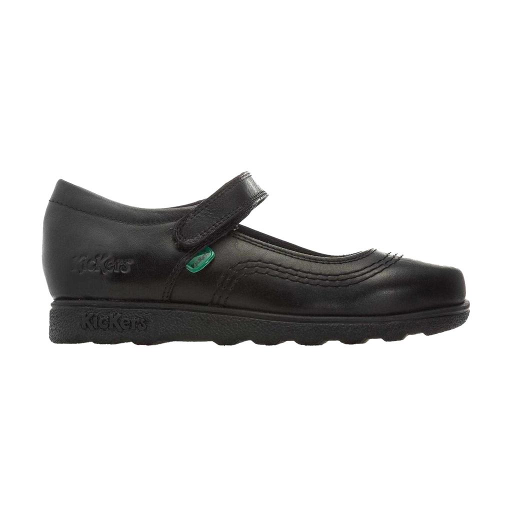 Sapatos Escolares de Couro Fragma Pop para Meninas Kickers