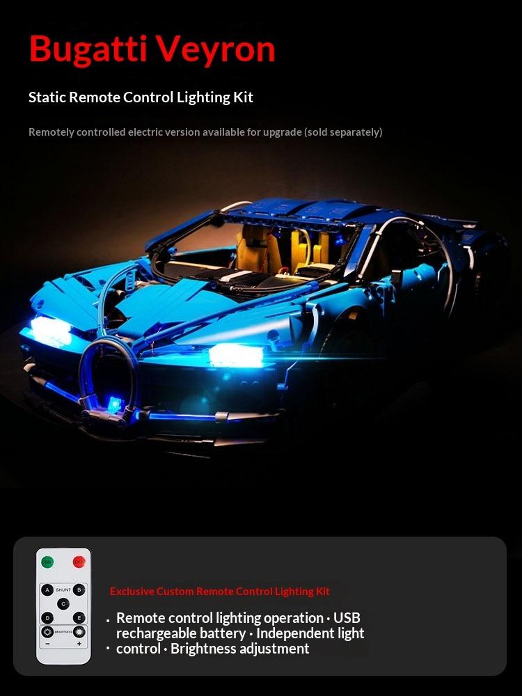 Bugatti Veyron 42083 Remote Control Mechanical Group Sports Car Adult Difficult Assembly Building Block Toy