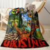 Bob Marley Rasta Blanket Durable Comfort Perfect For Chair Livingroom Sofa Four Seasons Universal Playful Design Birthday Christmas Gift Blanket