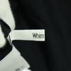 unused Whim Gazette made in Japan 7 minutes sleeve blouse F black Women Used