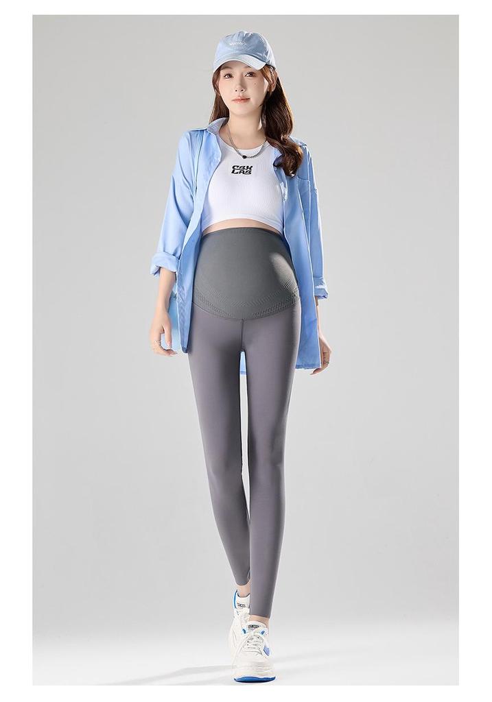 2025 Maternity Shark Pants - Spring & Autumn Yoga Base Pants