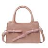 Chic Korean Style Bowknot Crossbody Bag In Black Beige Pink Silver For Women