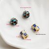 Gold-Plated Lotus Flower Spacer Beads for DIY Jewelry