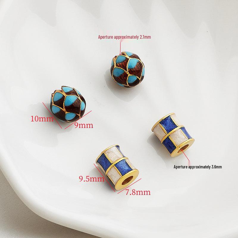 Gold-Plated Lotus Flower Spacer Beads for DIY Jewelry