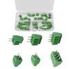 50PCS KF128 PCB Mount Screw Terminal Blocks with 2 54mm Pitch In 2 Pin 3 Pin 4 Pin Versions for Secure Electrical Connections