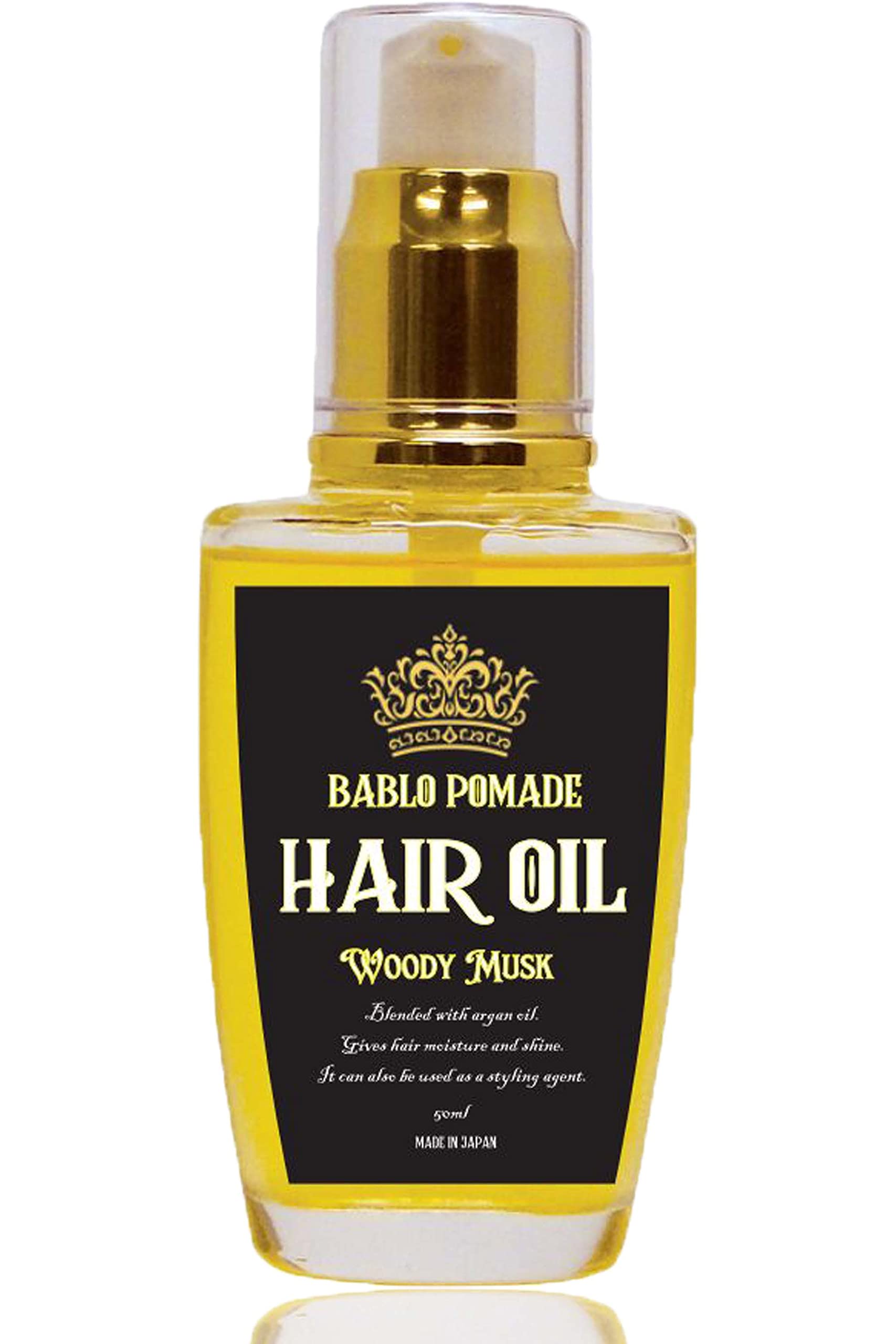 

BABLO POMADE Men s Hair Oil, Leave-in Treatment, Styling Set, Hair Balm, Musk