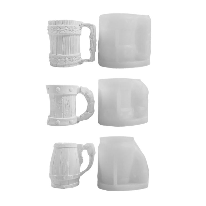 Tasse Blumentopf Silikonform Sukkulenten Pflanzgefäß Vase Form DIY Kristall Epoxidharz Formen Gipsform Handwerk Dekoration