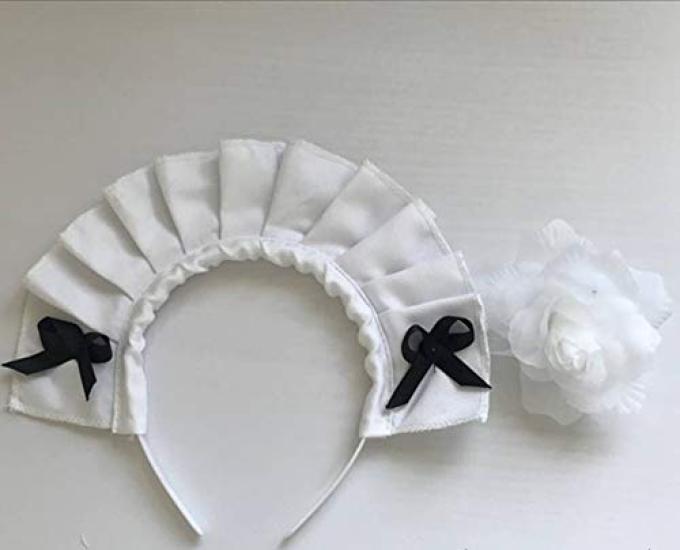 Maid Gothic Lolita Cosplay Lolita Set Size Outfit, Costume, Waitress, 3-Piece (Women's, Small)