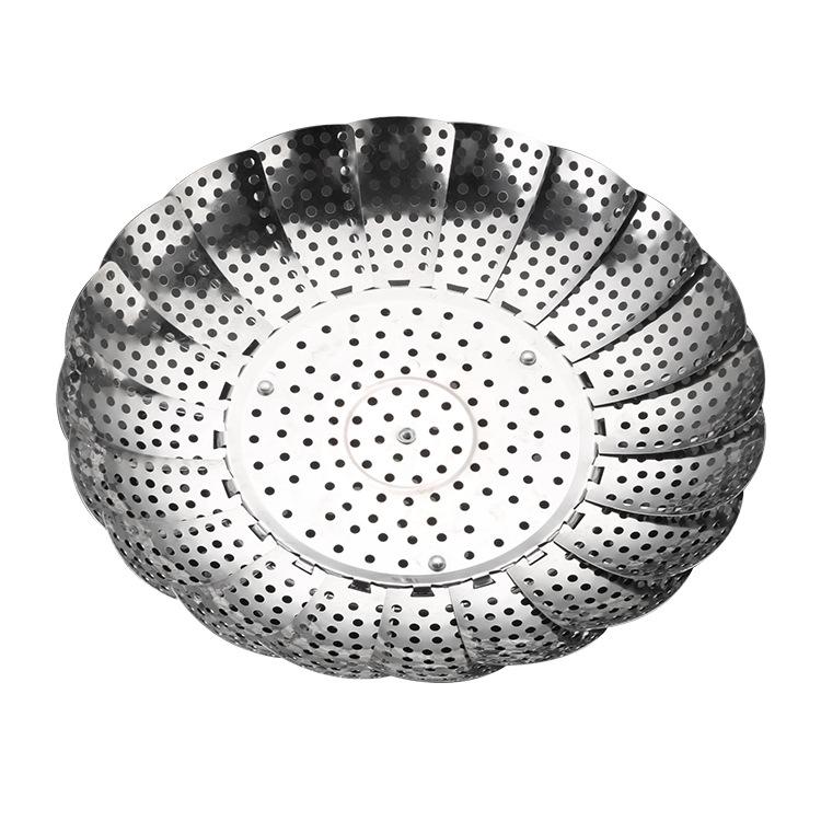 Stainless Steel Folding Steamer Basket Tray