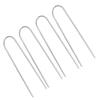 4 Pcs U Shaped Nail Tent Ground Staple High Hardness Stainless Steel Garden Pegs Securing Lawn Supplies