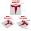 Car Sticker Tesla 1pcs ABS for Tesla Model 3 Mode Y Car Front Hood Logo Cover Emblem Sticker Styling Auto Body Rear Trunk Badge