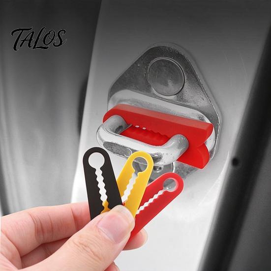 Amortiguador de Impacto para Puerta de Coche 4 Piezas Amortiguador Universal para Coche, Almohadilla de Aislamiento Acústico, Protección Anti-Choque Autoadhesiva para la Mayoría de Vehículos, Silicona