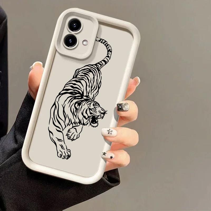 Fashion Fox Dragon Tiger Phone Case for Motorola Moto Edge 40 NEO 50 60 Fusion G05 G14 G24 G32 G35 G52 G53 G60 G75 G84 G85 Cover