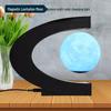 C-shaped 3-inch Magnetic Levitation Moon Lamp - Creative Floating Ornament for Office & Home, Personalizable with Logo