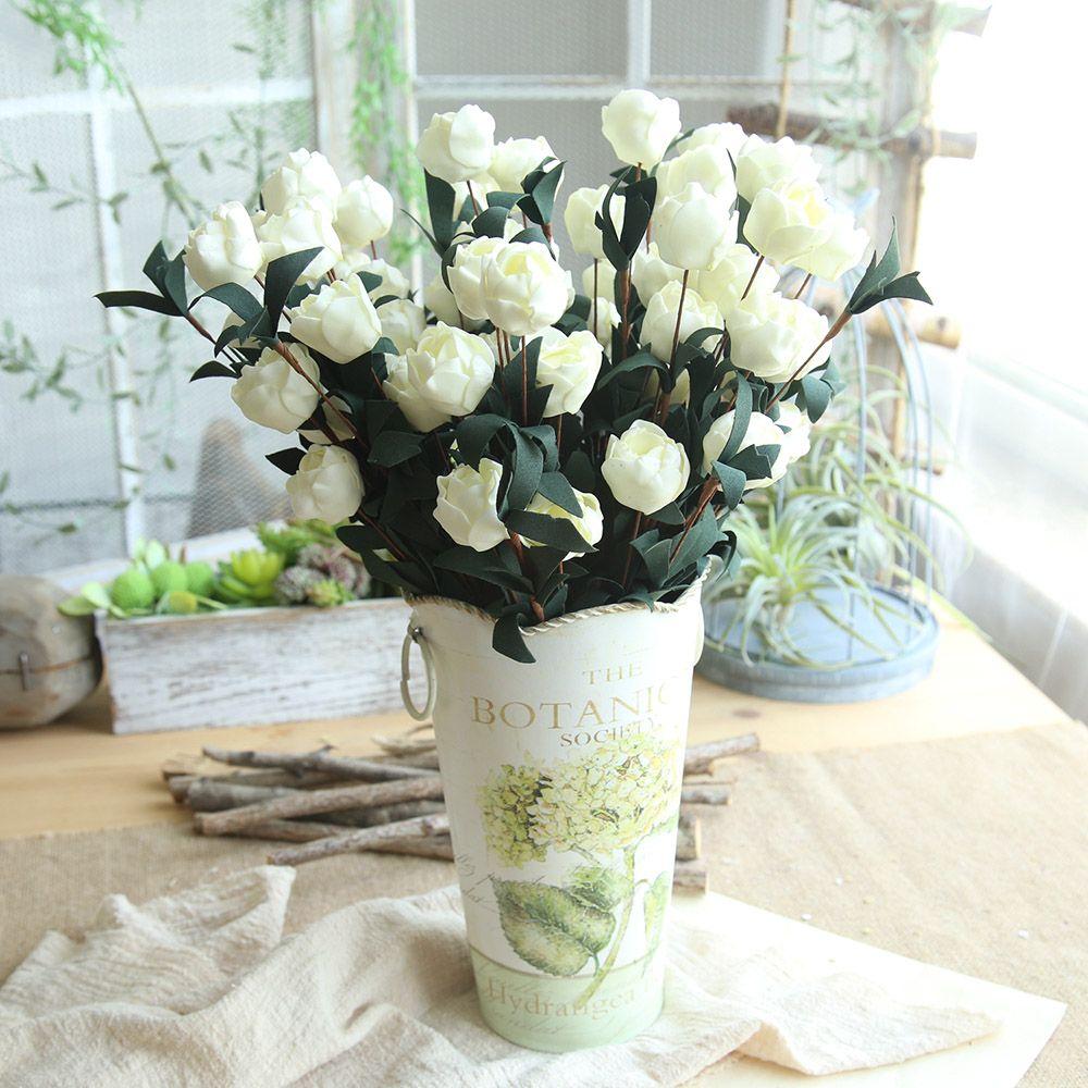 Wedding  Bride Bouquet Floral Arrangement Artificial Rose Hand-Holding Simulation Plant PE Flower
