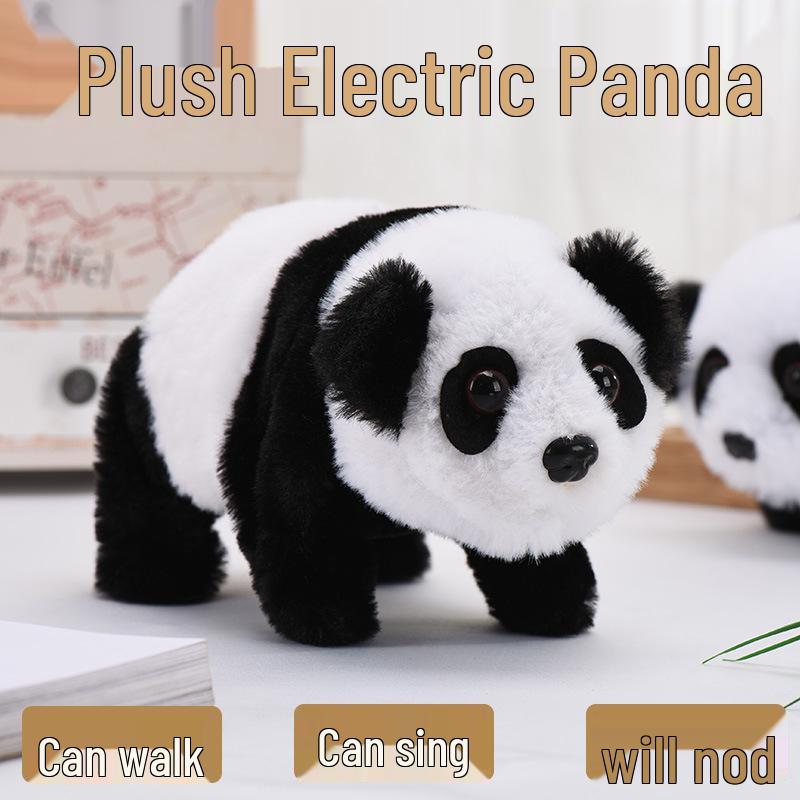 

Plush Panda Puppy Musical Crawling Toy