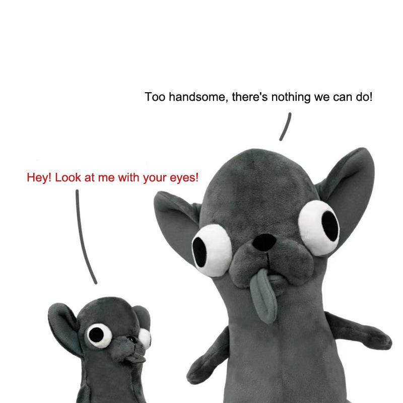 Stuffed Animals Chihuahua Plush Toy Puppy Pet Keychain Pendant Stuffed Chihuahua Doll Realistic Kawaii Plush Chihuahua Toy