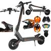 Patinete elétrico dobrável Kukirin G4, motor de 2000W, bateria de 60V 20Ah, velocidade máxima de 70km/h, autonomia de 75KM, pneus de 11 polegadas + 4 Presentes