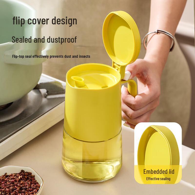Flip-top Glass Oil Dispenser