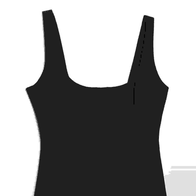 Kaslead New Arrival Women's Clothing Fashion Style Fashion Minimalist Midi Skirt Vest Dress 4088046 800