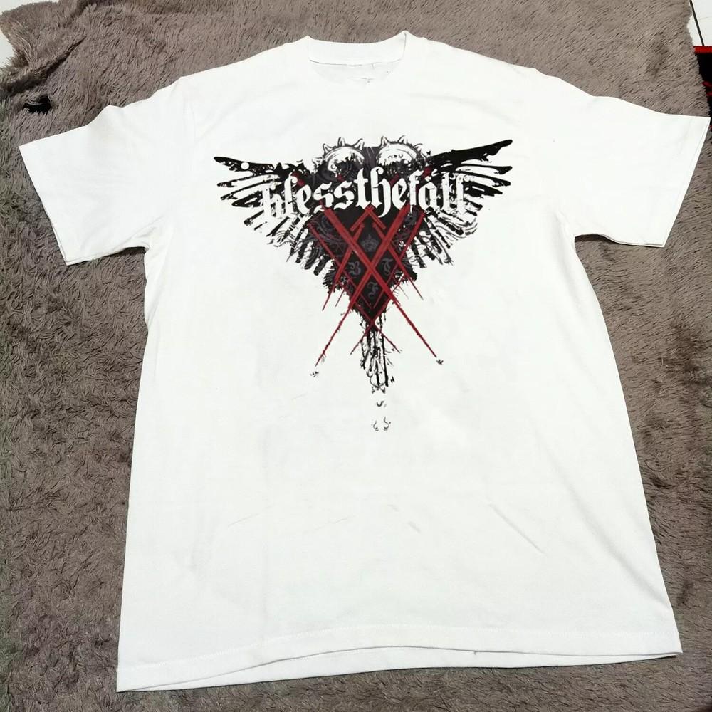 

Blessthefall Music For Lovers White T-Shirt Cotton Full Size Unisex T-Shirt S