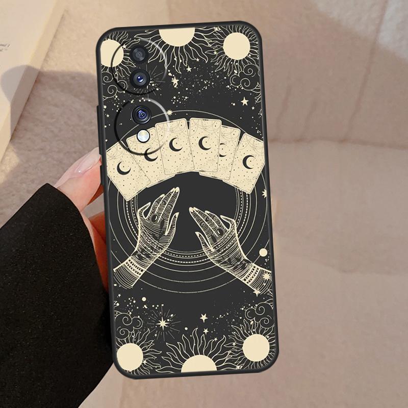 Fortune Telling Moon Stars Hands Art For Honor Magic V5 5 6 7 Pro Case For Honor X9a X9b X9c X8a X8b 50 70 90 200 400 Lite Cover