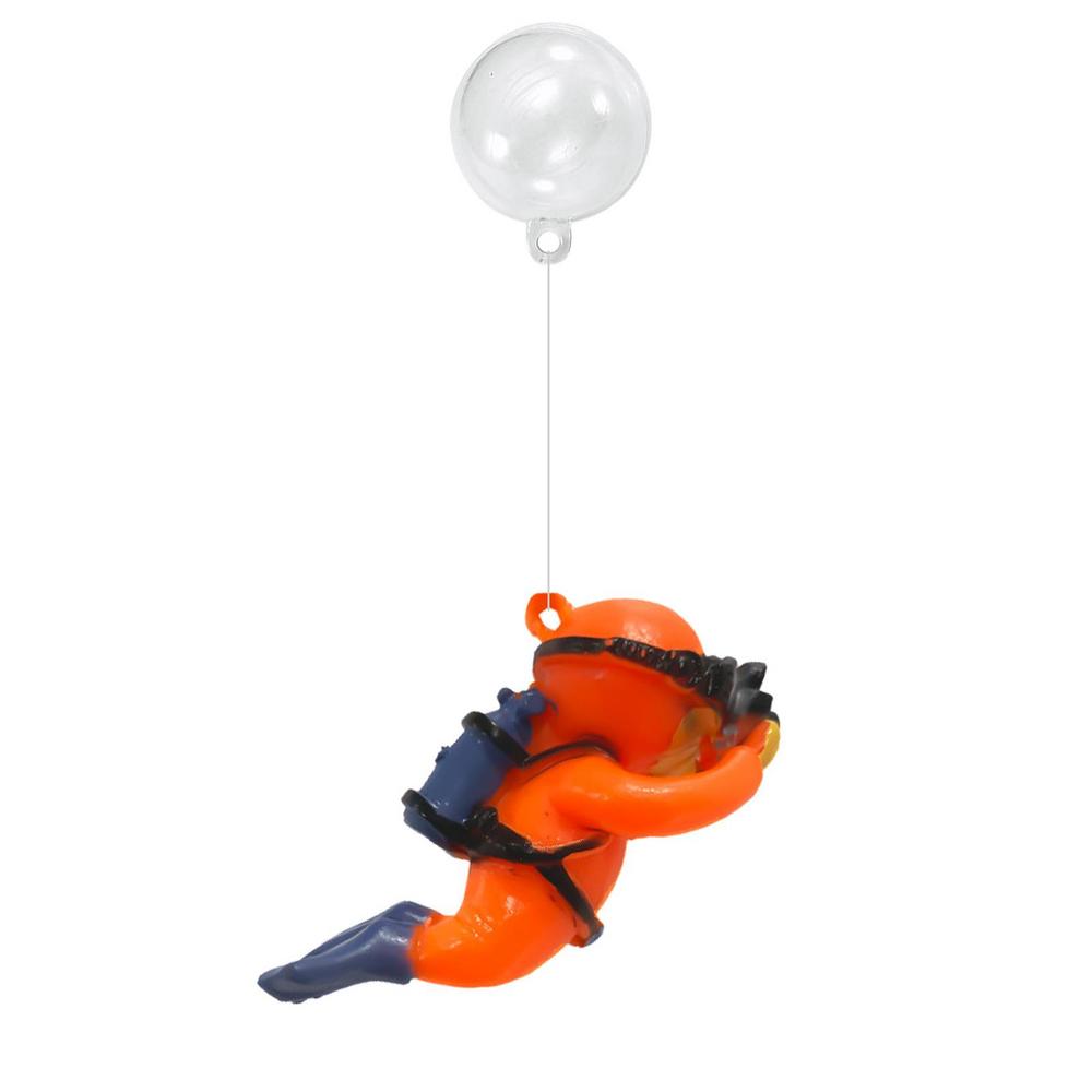 Floating Fish Tank Decorations Fish Tank Decoration Cartoon Fish Playmate Fat Diver Viewing Floating Pendant Fish Tank Floating