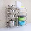 MIAOQIAO Stainless Steel Multi-Layer Storage Rack