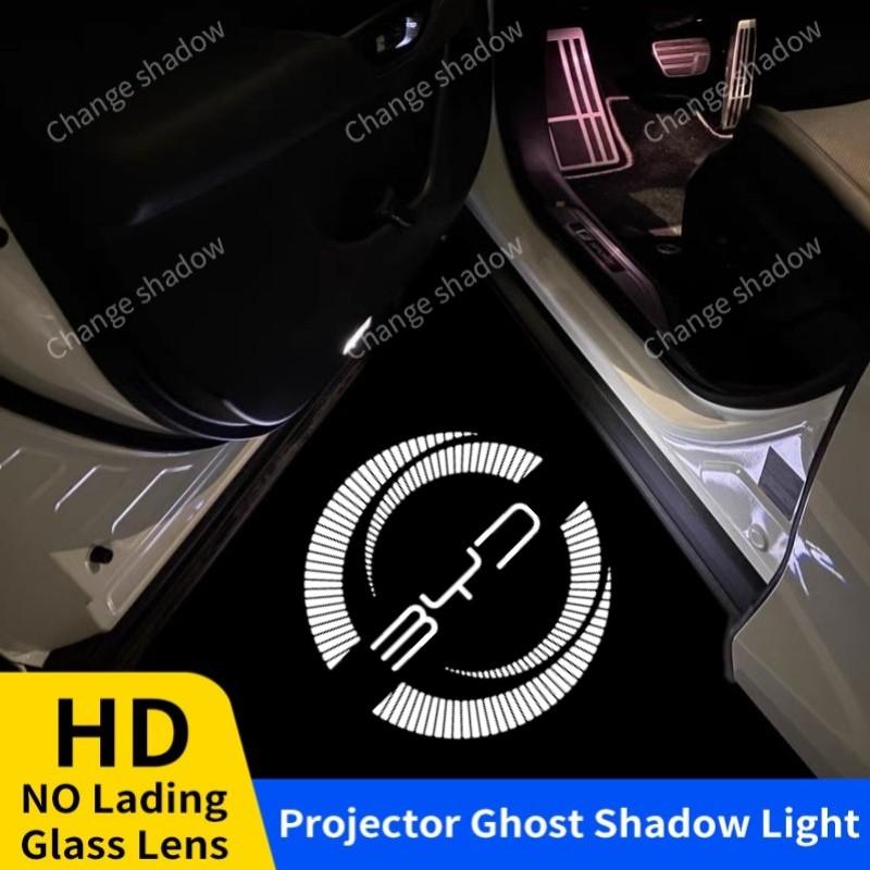 2pcs HD LED Car Door Welcome Light Projector Light Ghost Shadow  Atmosphere LightFor BYD ATTO3 YUAN PLUS Han Sealion 6 Song Plus