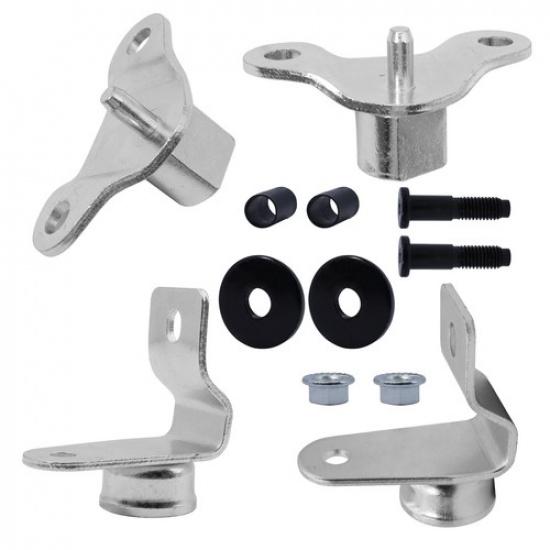 4 Picec Set Tailgate Tail Gate Hinge w/Bolts KIT For Chevy Silverado GMC Sierra