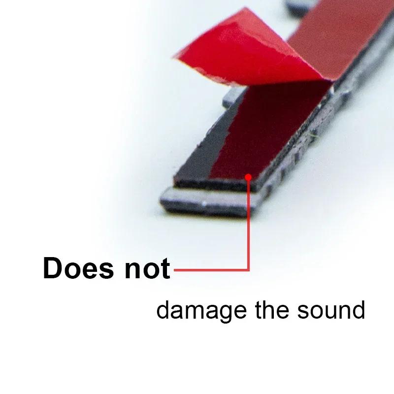 Car Sticker Tesla Aluminum 3D Metal Speaker Audio Stereo Labeling Decorate Sticker Car Styling For Tesla Model 3 Model S Model X