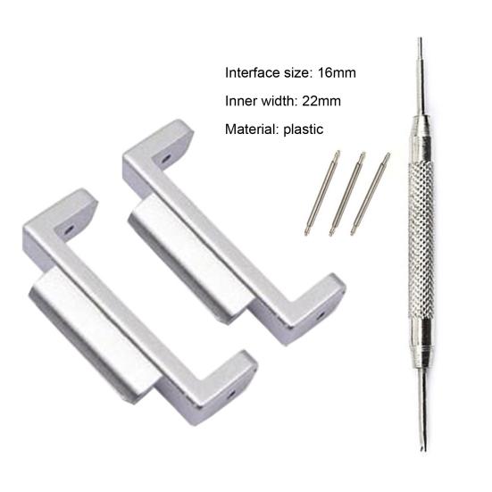 1 Pair Watch Durable Replacement with Band Connector Tools Watch Strap Connection Adapter