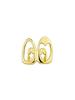 Jinwu Two-Tone Hollow Heart Grillz - Hip Hop Gold Teeth Streetwear Accessory