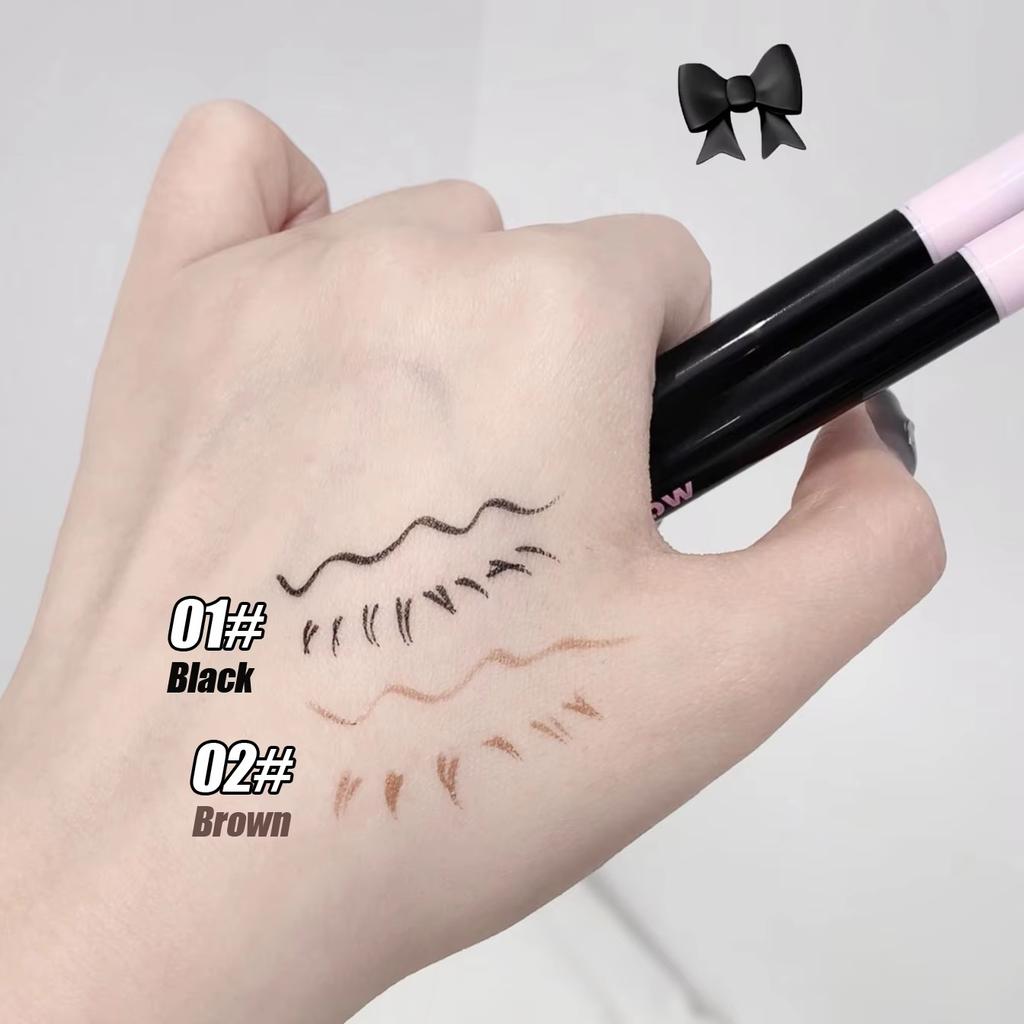 0,05 mm Eyeliner Flüssigstift Matt Geschmeidig Schnelltrocknend Wasserfest Ultradünner Eyeliner Unterwimpernstift Wischfest Koreanisches Make-up