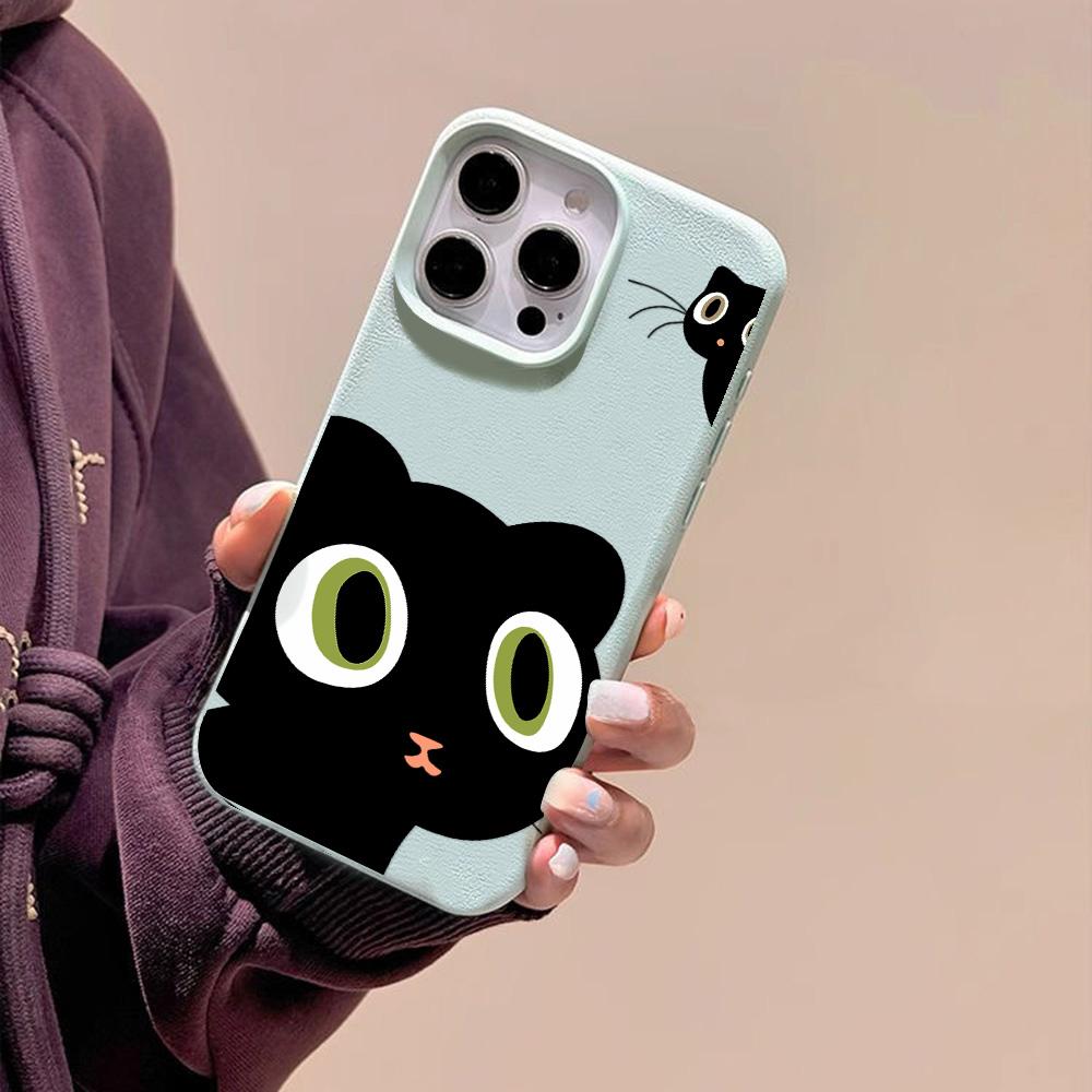 Hautfreundliche Handyhülle für iPhone 11 13 16 Pro Max iPhone XR XS Max 14 15 Pro Max 12 13 Pro Max 16 Plus 13 Pro 14 Pro Cartoon Painted Macaron Colors