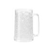 Bicchiere da Birra Trasparente Congelabile 450ML Capacità Tazza per Bevande Feste all'Aperto