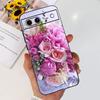 For Google Pixel 8A Case Pixel8 Pro Cute Cat Flower Painted Cover Silicone Phone Case For Google Pixel 8 Pro Pixel8A Soft Fundas