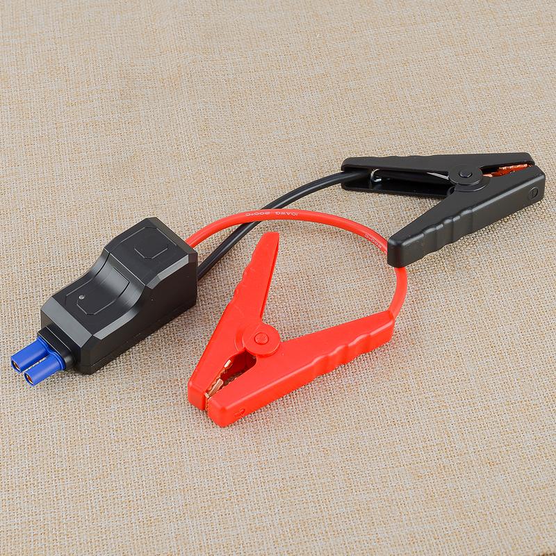 NEW Jumper Cable EC5 Connector Alligator Clamp Booster Battery Fit for Car Jump Starter 500A
