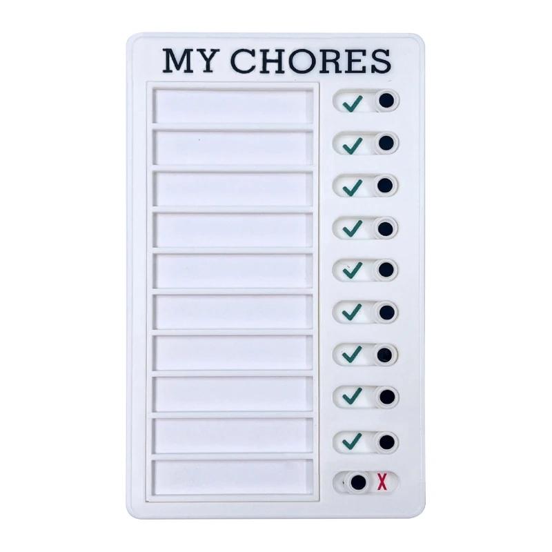 Student and Child Self-discipline Clock in Device, Daily Task Management Board for Home Use, Good Habit Development Plan