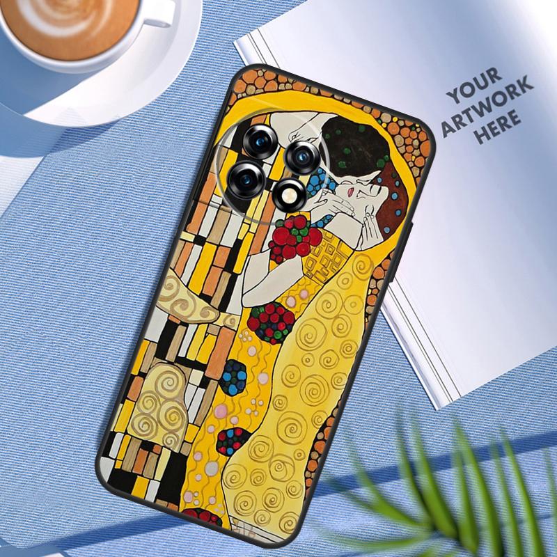 Gustav Klimt Kiss Art Case For OnePlus Nord CE 5 3 4 Lite N20 N30 OnePlus 15 13 12 11 10T 13T 13R 8 9 10 Pro Cover