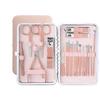 18-Piece Rose Gold Stainless Steel Nail Clipper Manicure Set