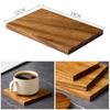 Non-Slip Acacia Wood Cup Coaster Versatile Table Protector Mat Unfinished Wood Coasters  Home Decor