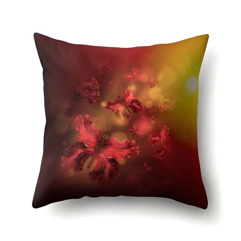 Geometric Butterfly Pattern Pillowcase Waist  Living Room Bedroom Sofa