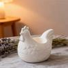 3D Diy Little Chicken Candle Holder Epoxy Resin Mold Plaster Hen Decoration Candle Holder Silicone Mold Desktop Storage